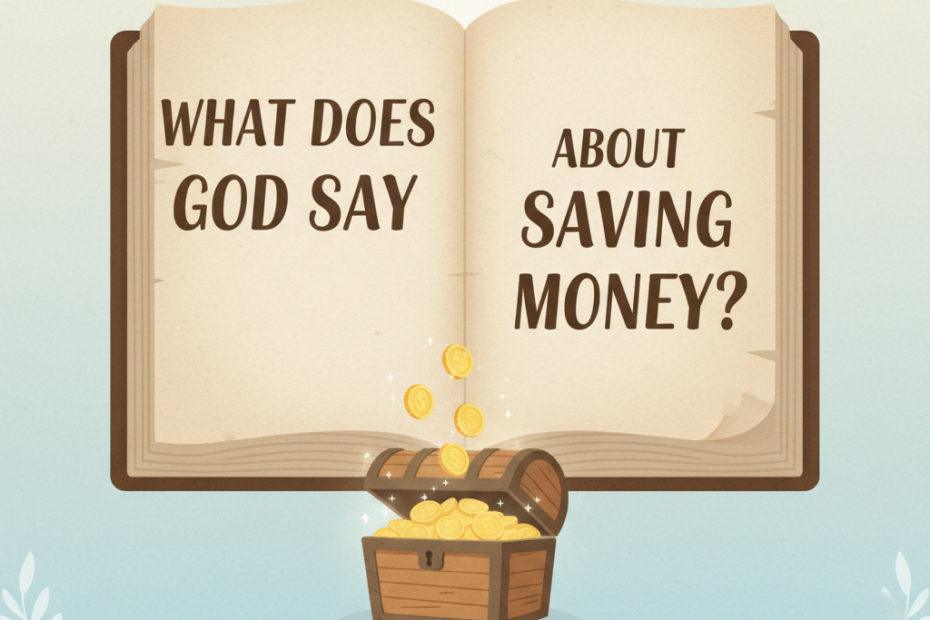 What does god say about saving money