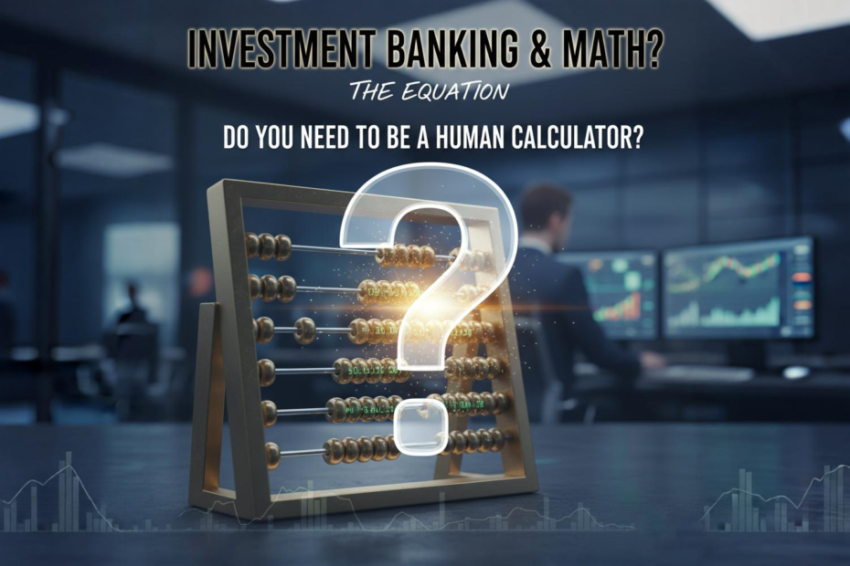 does investment banking require a lot of math